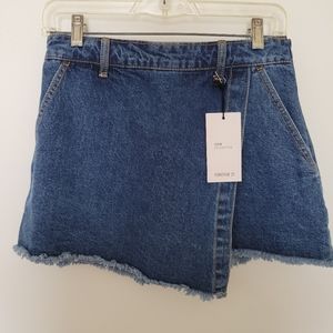 NWT-Forever 21 High Rise Denim Skort-M